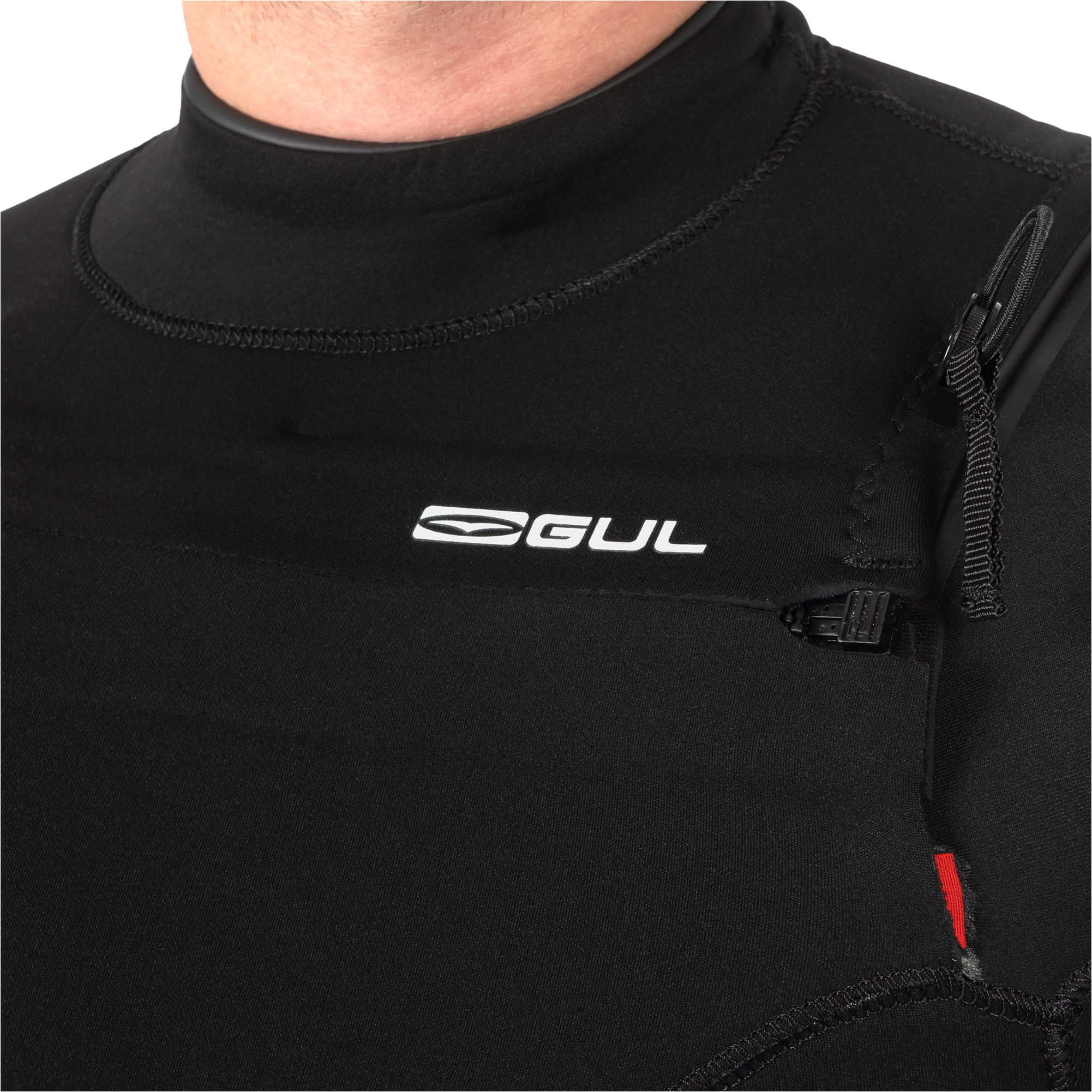 2025 Gul Mens Response FX 3/2mm GBS Chest Zip Wetsuit RE1240-C1 - Black / Contour Camo